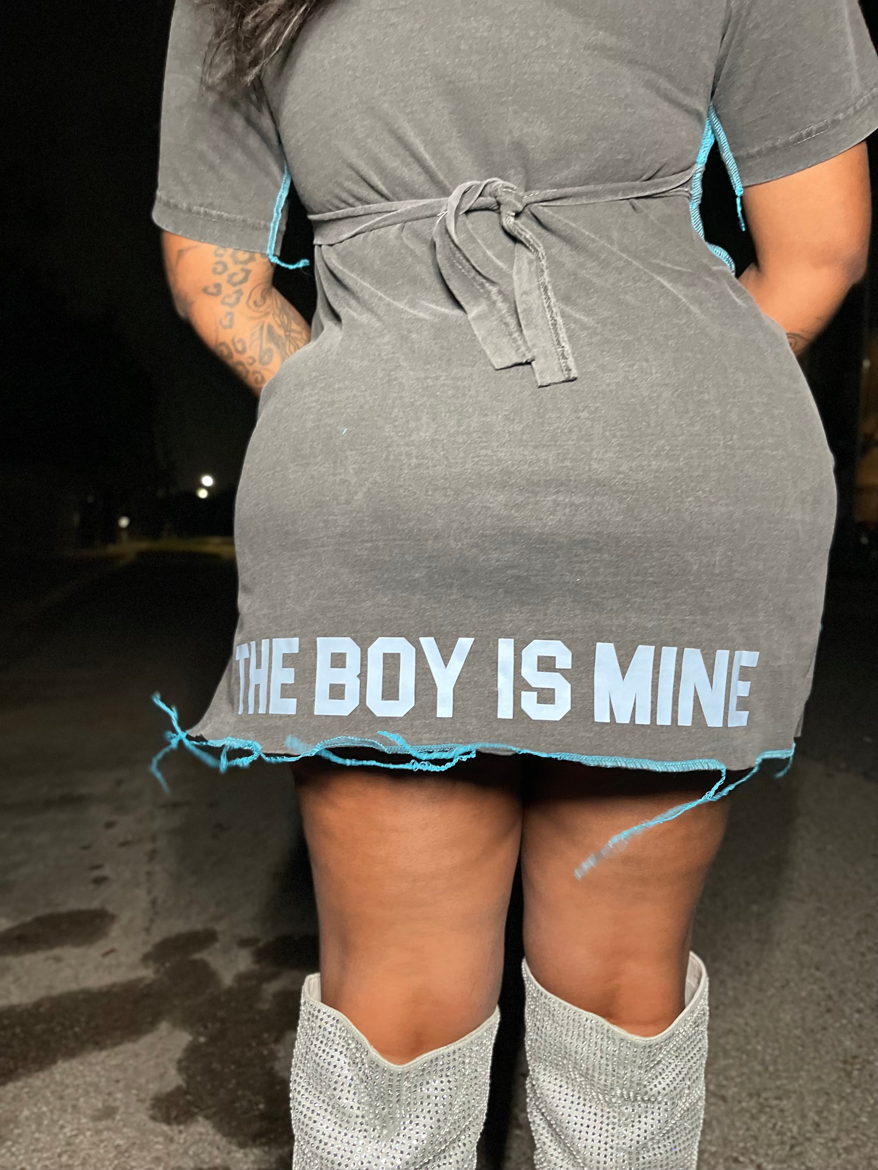 The boy is mines dress