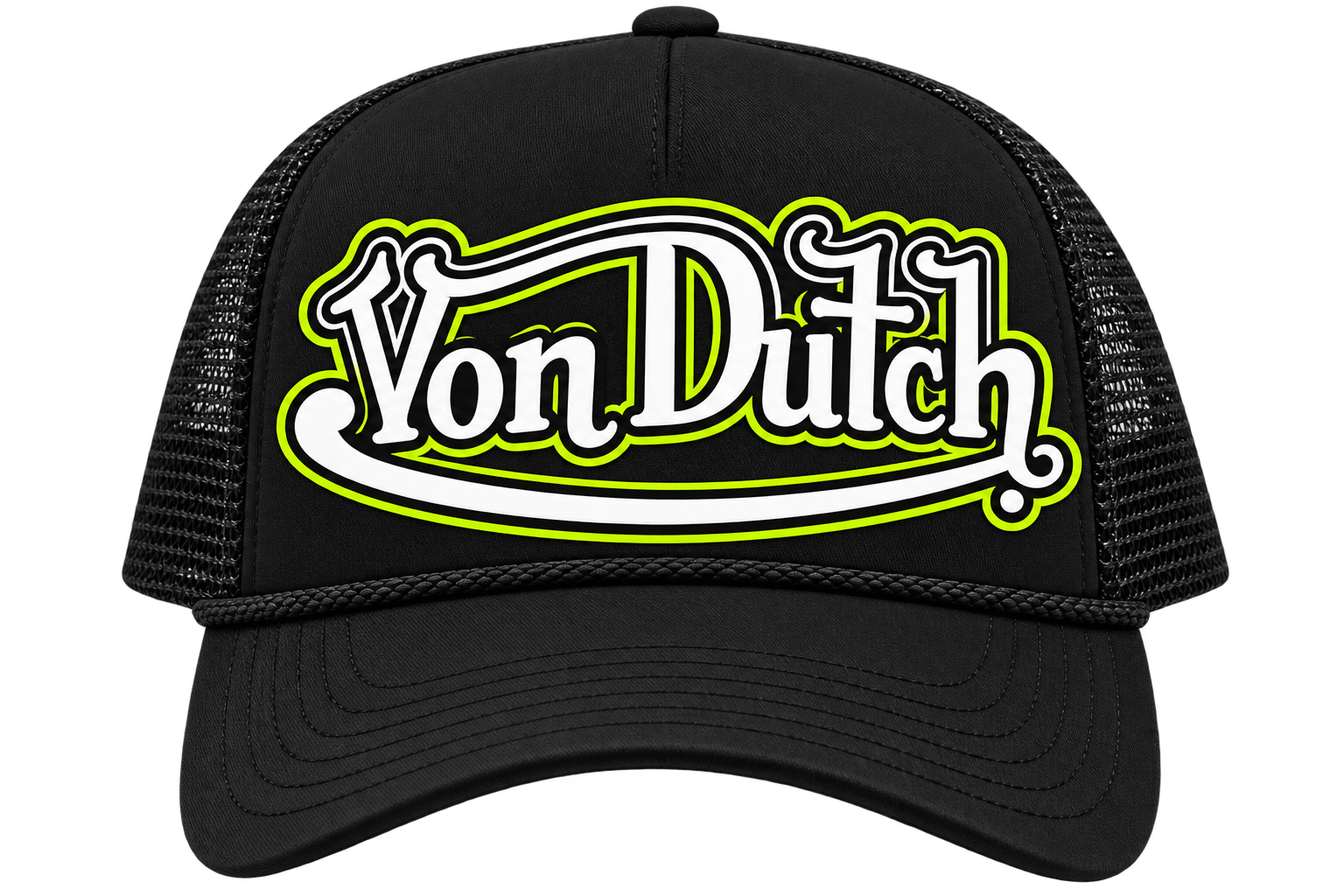 Lime green Dutch hat snap back