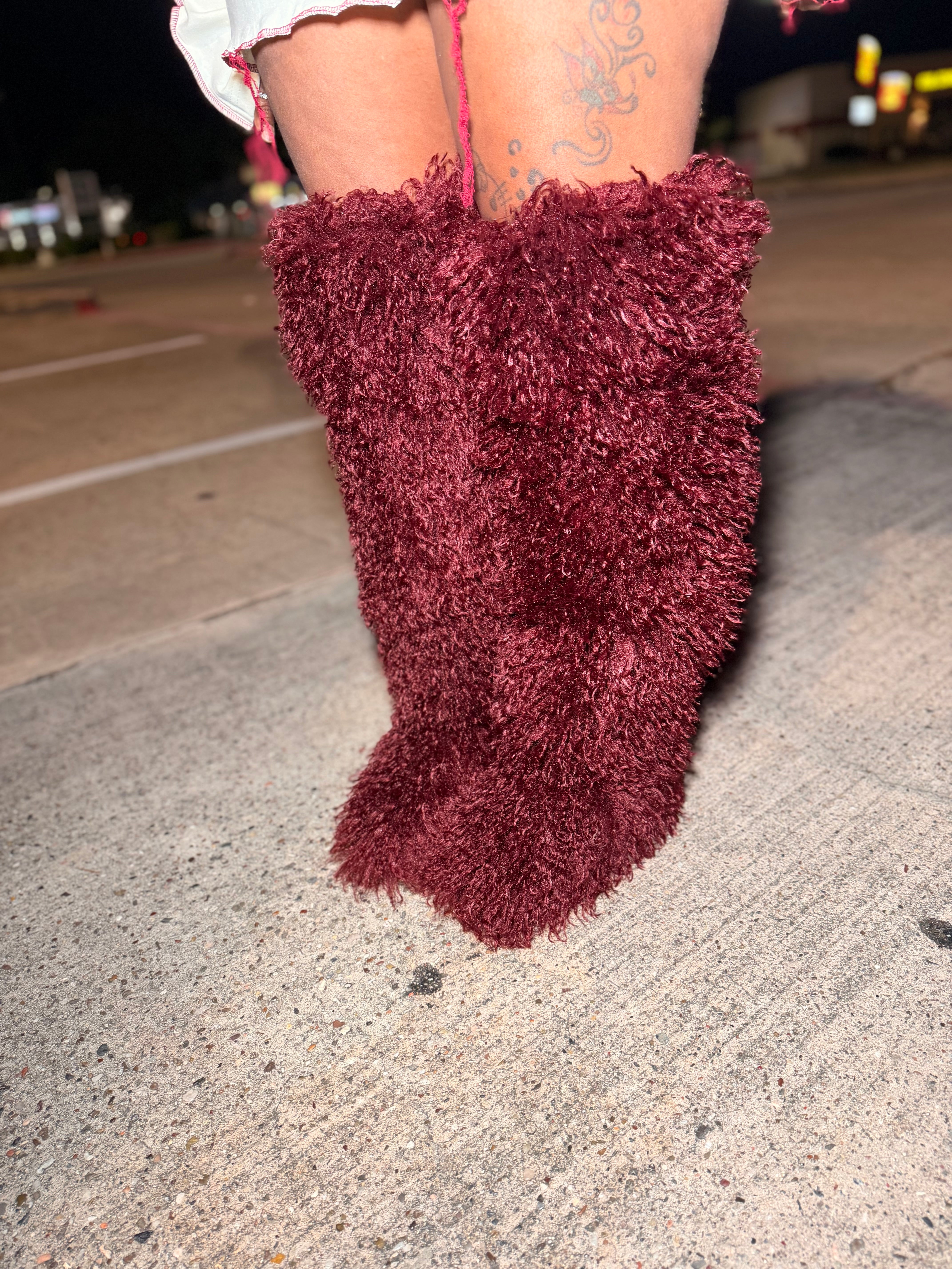 Wine 72” boots
