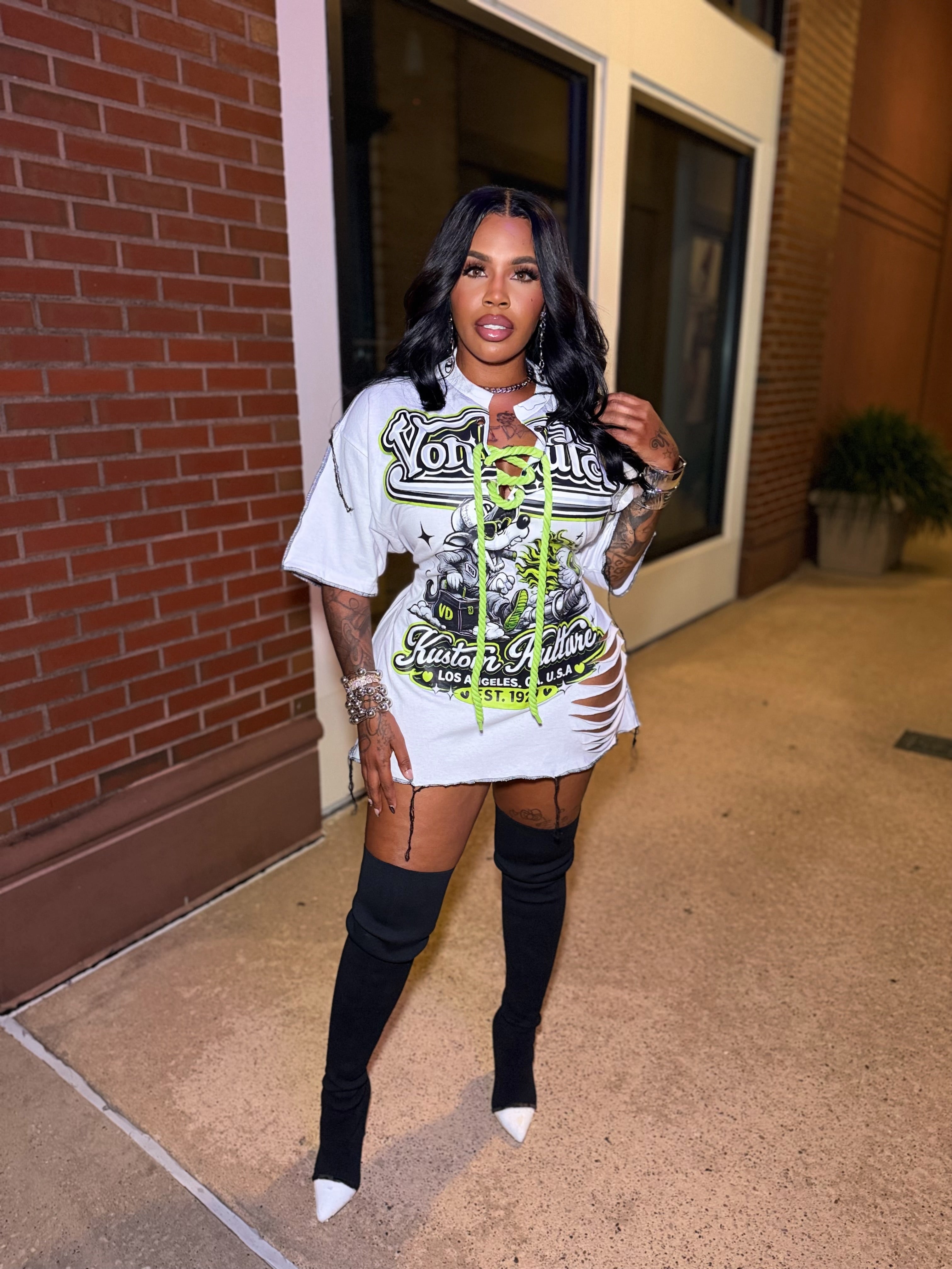 Lime Dutch short sleeve tee