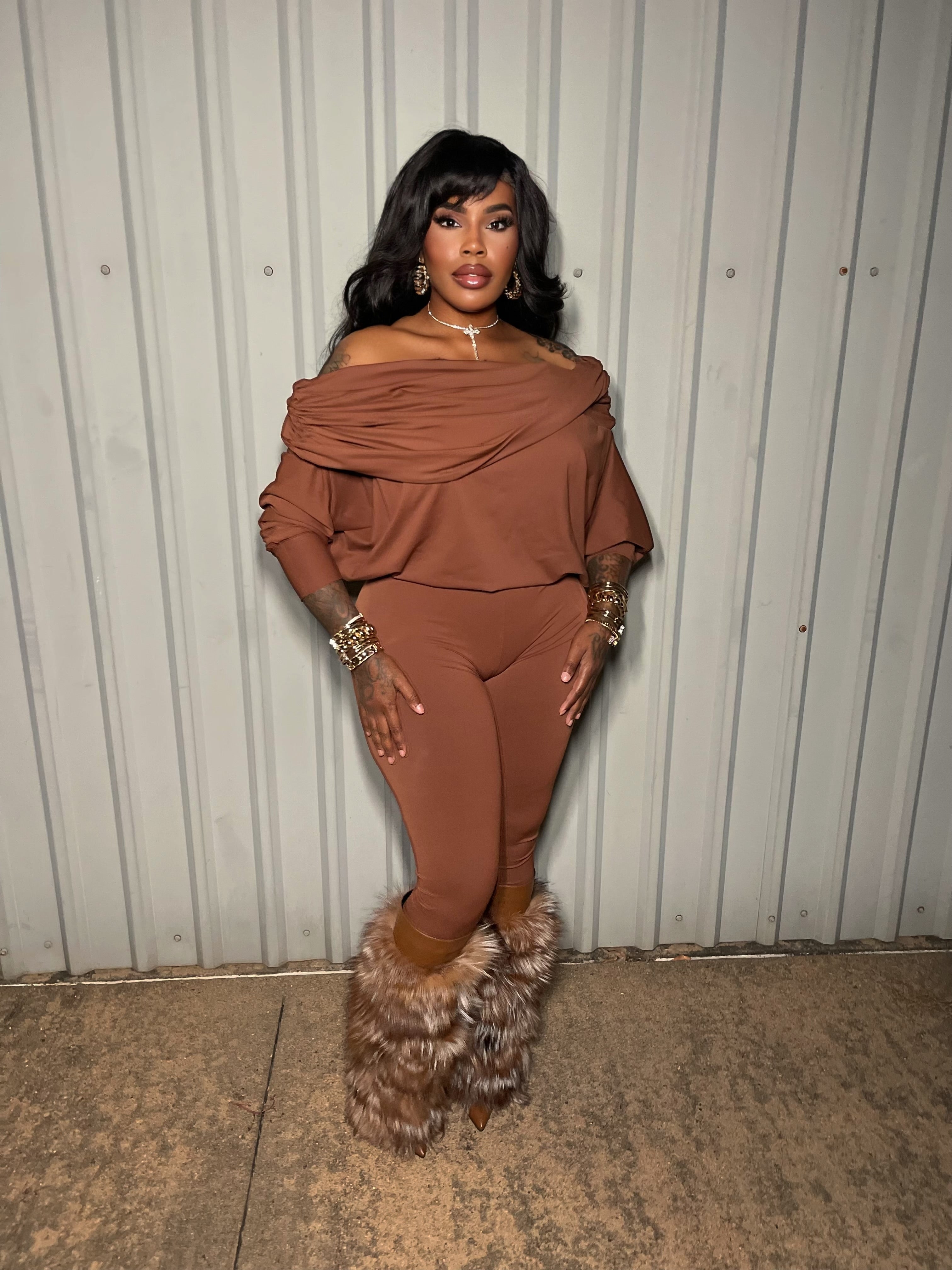 Butter brown 2pcs set