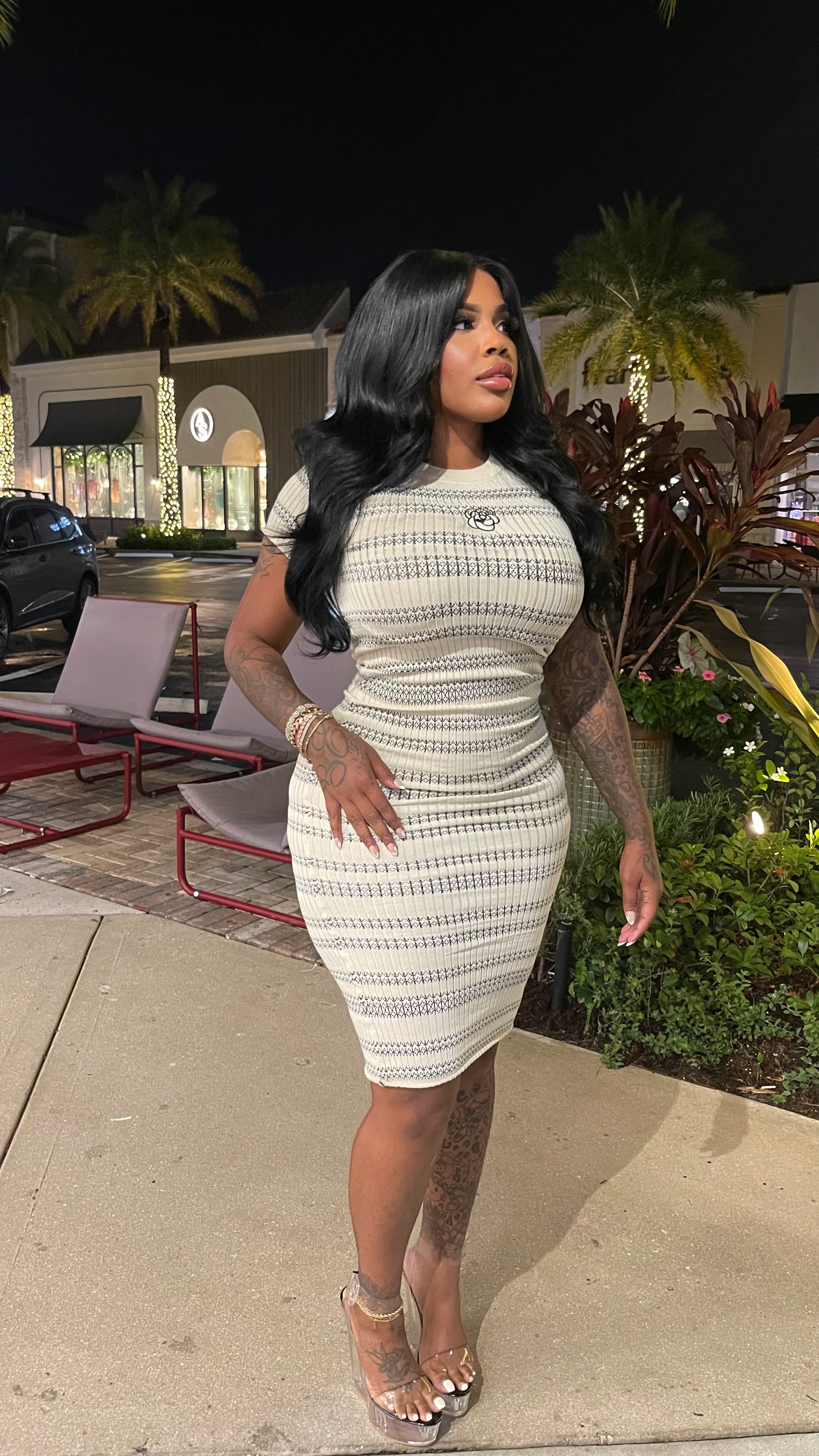 Happy hour dress white