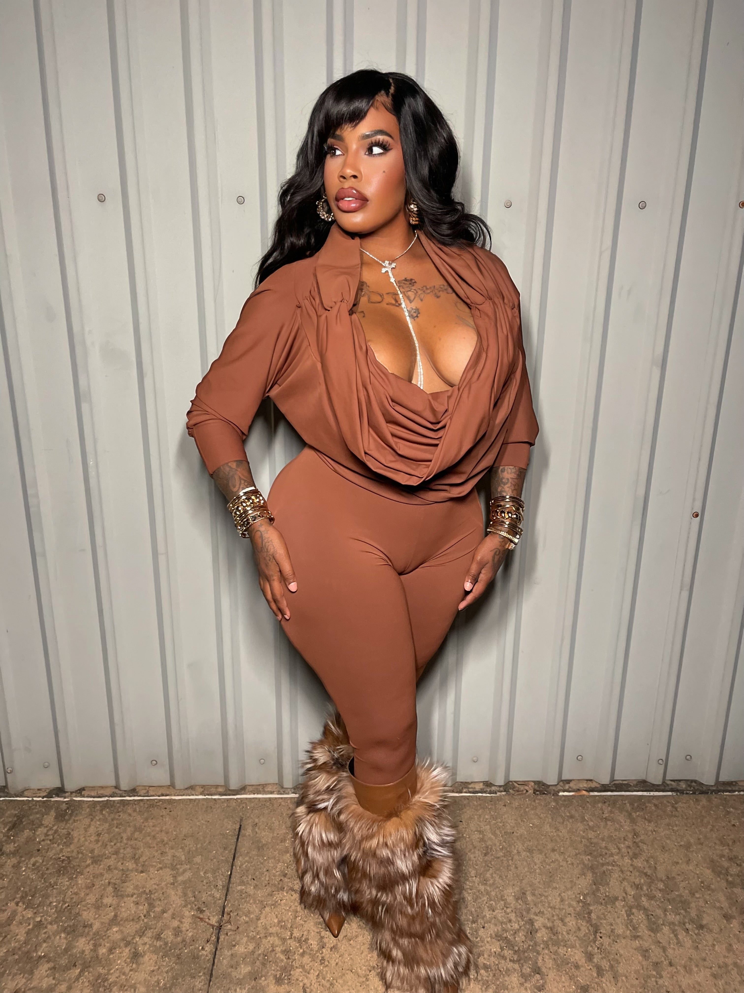 Butter brown 2pcs set