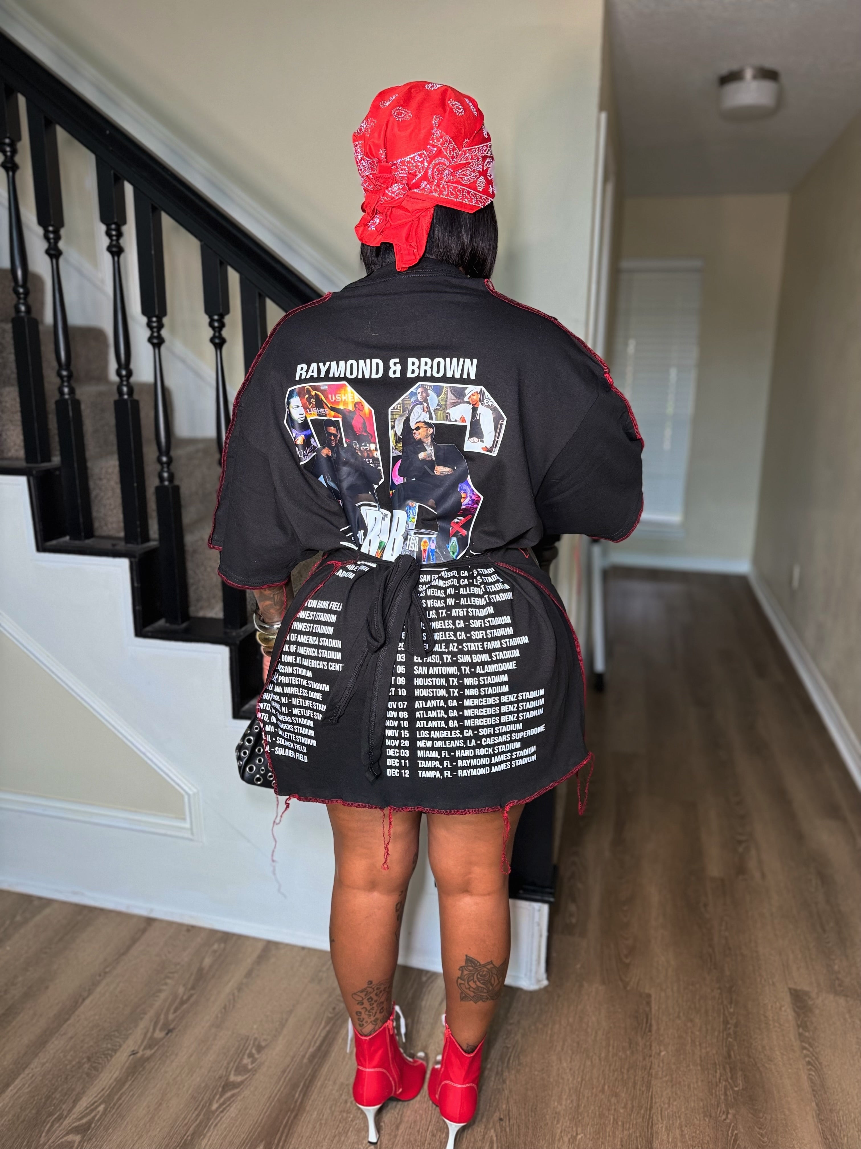 Star tour oversized tee