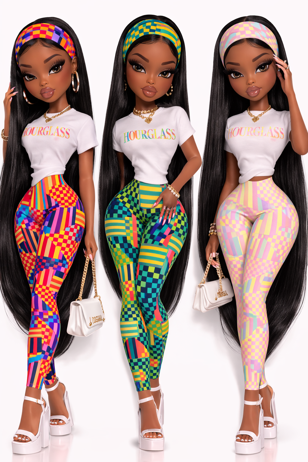 Geometric 3 pcs set