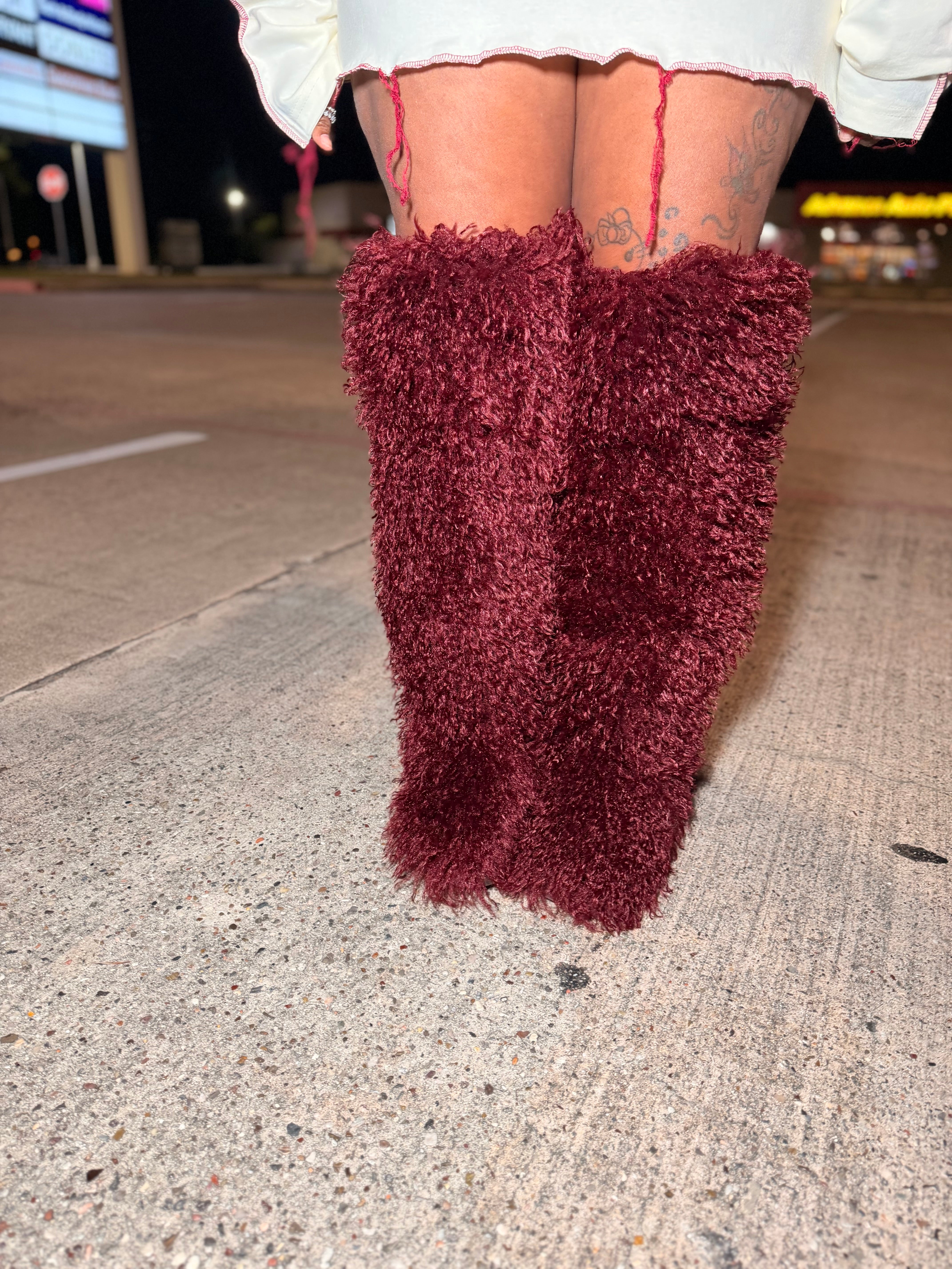 Wine 72” boots