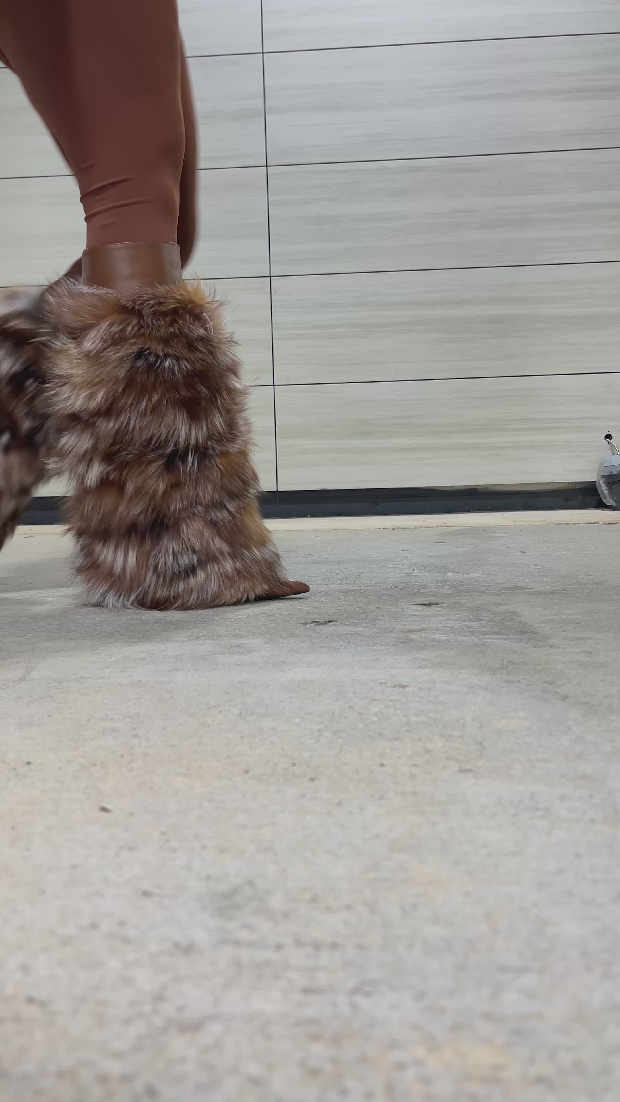 REAL FOX FUR BOOTS Ship date 12/5-12-15