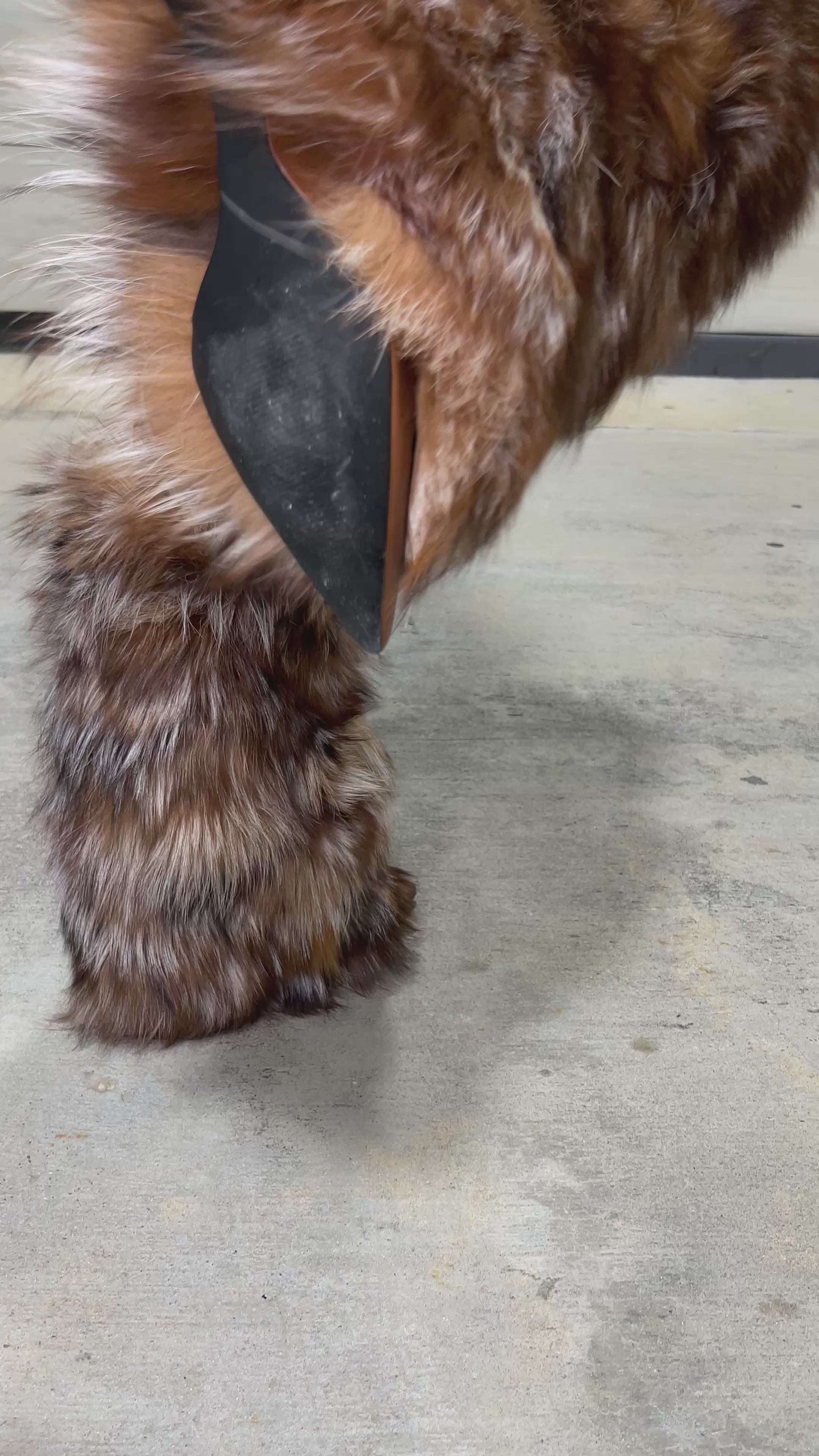 REAL FOX FUR BOOTS Ship date 12/5-12-15