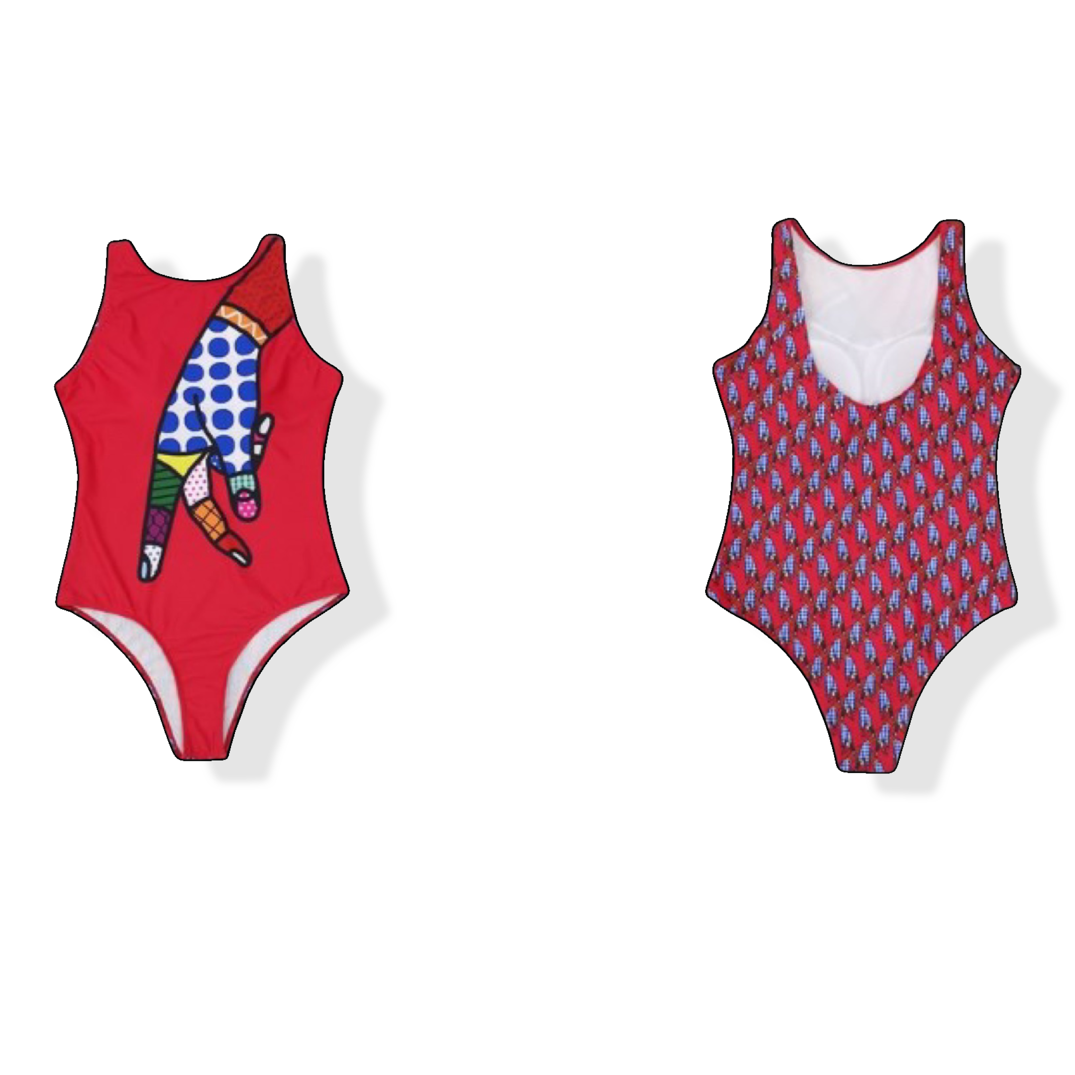 Red Picasso swimsuit