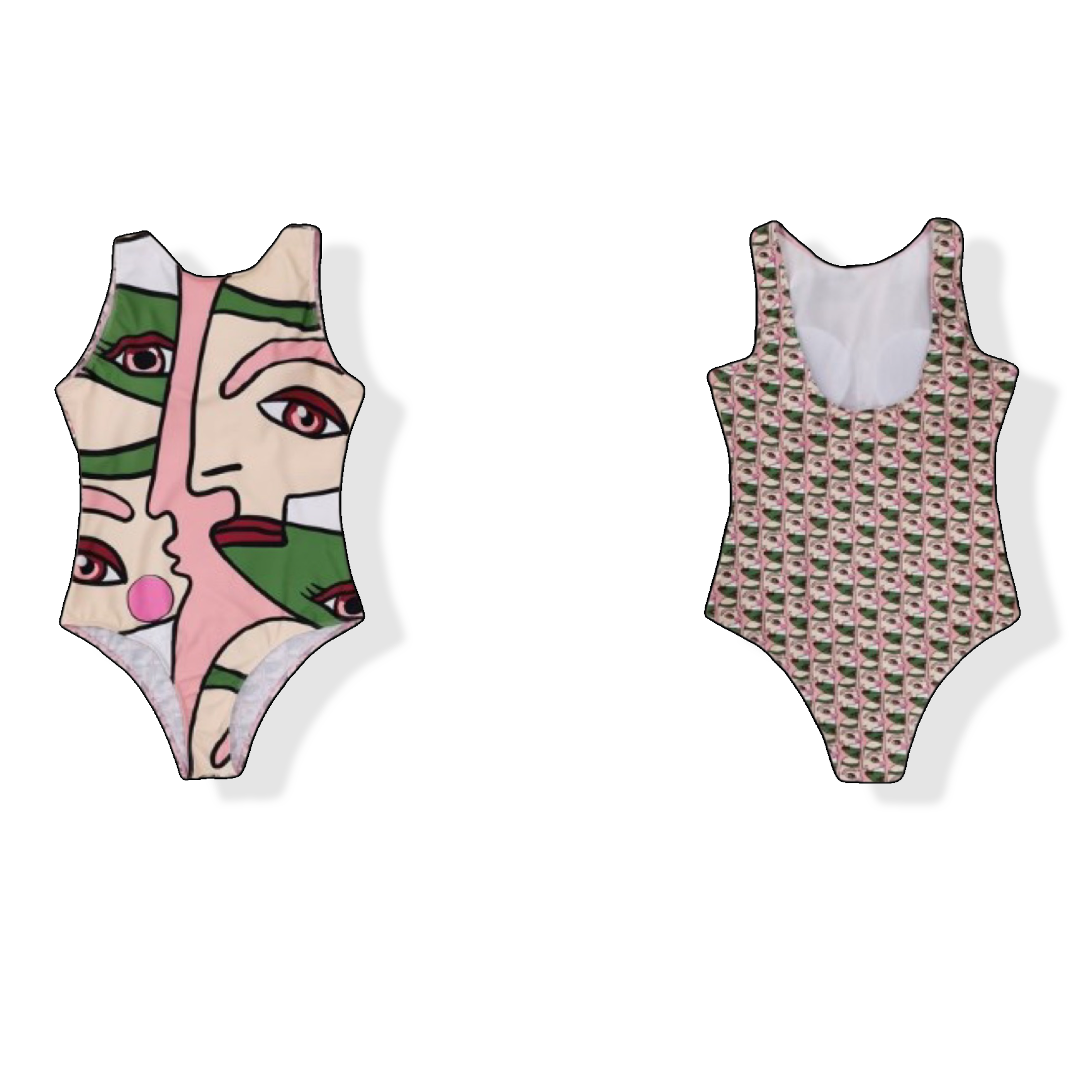 Pink Picasso swimsuit