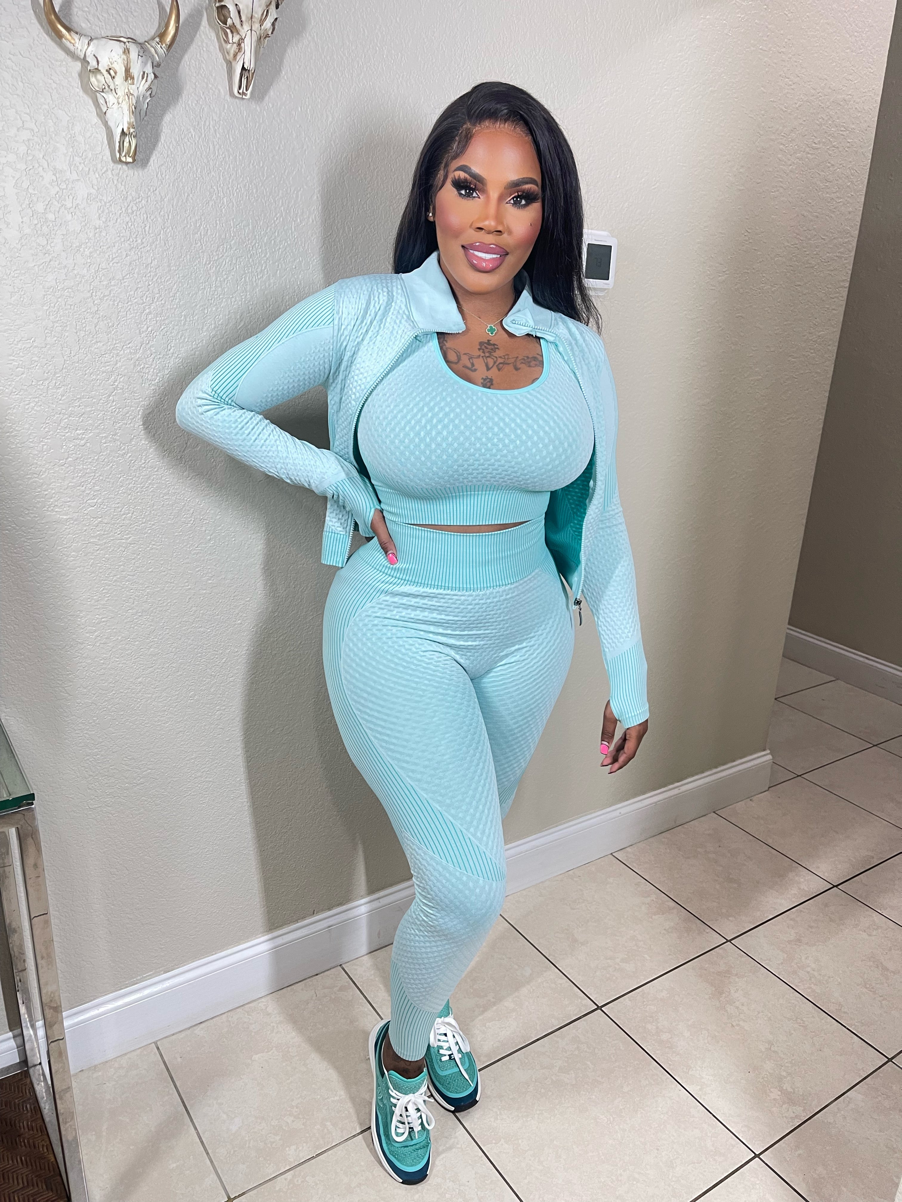 Teal everyday tracksuit set